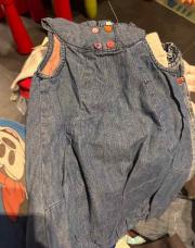 Robe en jeans Obaibi,3/6mois Vintage 