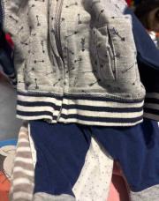 Bas de pyjama + gilet newborn T56
