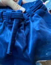 Short en velours bleu 6 mois Obaibi 