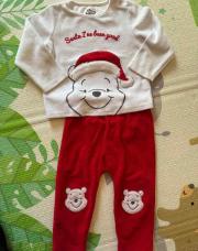 Pyjama Winnie de Noël 9-12M