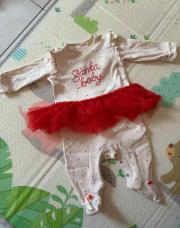 Pyjama Tutu Noël 6-9M neuf
