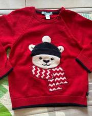 Pull Noël ours 23M