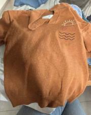 T-shirt brun soleil