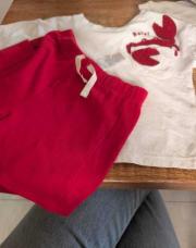 Ensemble crabe rouge
