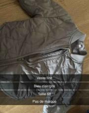Bombers gris clair 6 mois
