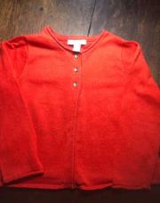 Gilet rouge Ibai il 2 ans