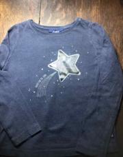Pull bleu Marine étoile okaidi 4 ans 