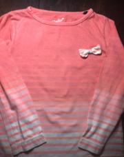 Pull rose ligne Charlie et prune 4 ans