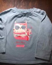 Pull hibou vert baudet 4 ans 