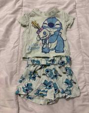 Ensemble short 2 pièces stitch