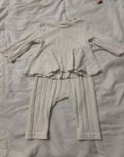 Ensemble blanc 2 pièces 