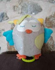 Peluche musicale hibou