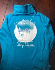 Sous pull bleu noël jacadi4 ans 