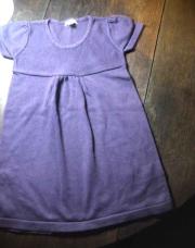 Robe violette vert baudet 5 ans 