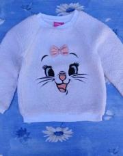 Pull blanc Marie 24 mois