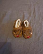 Chaussons renne Noël 
