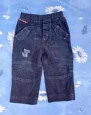 Pantalon velours noir 24 mois 