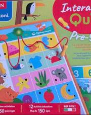 3/6 ans interactive quiz préscolaire clementoni + 150 quiz