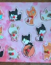 Puzzle à encastrement les chats 