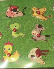 Puzzle à encastrement animaux 