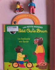 Petit Ours Brun et ses 2 figurines La balade en forêt Ed Bayard 