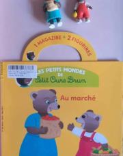 Petit Ours Brun et ses 2 figurines Au marché Ed Bayard 