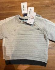 Pull gris OB 6 mois 