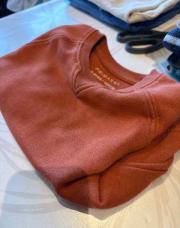Pull orange 3/4 ans 