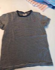 Tshirt MC 5A TAO Ligné bleu blanc