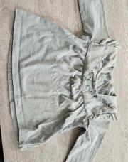 T shirt longue 74 cm vert d'eau 