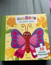 Livre puzzles les petites bêtes 