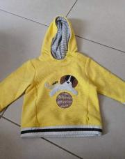 sweat okaidi 12 mois jaune