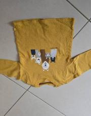 T-shirt okaidi 12 mois moutarde