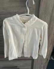 Chemise blanche fille 92cm