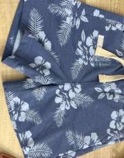 Short garçon bleu 