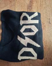 Pull noir Dior doré 