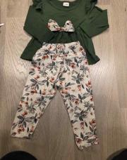 Ensemble vert blanc
