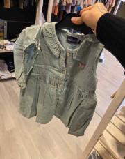 Robe vert papillon 