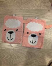 Gant de toilette lot de 2