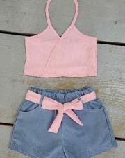 Ensemble short et top - taille 8 ans