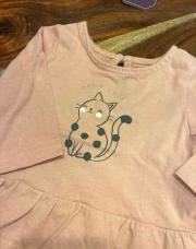 Blouse chat 1 mois kiabi 