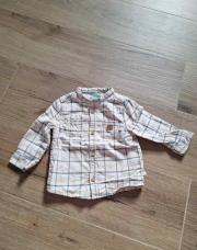 Chemise beige/vert Obaibi 12M