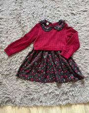 Robe SHEIN 5Y bordeaux  