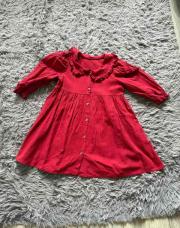 Robe bordeaux boutons 5Y SHEIN