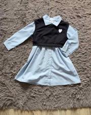 Robe chemise bleu SHEIN 5Y 
