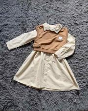 Robe chemise SHEIN 5Y beige 
