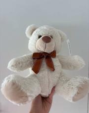 Ours en peluche beige et marron 