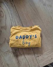 T shirts manches longues jaune 9mois daddy's 