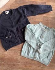 Lot de 2 gilet fille de chez Z taille 18 mois 