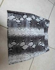 Jupe simili serpent 